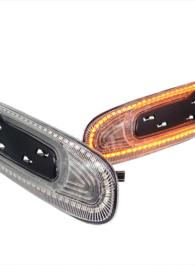 透明流光LED叶子板转向灯适用于MINI F55 F56 F57 2014款-2021款