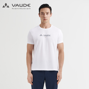 VAUDE德国巍德户外速干T恤男运动夏季抗菌透气环保快干短袖圆领