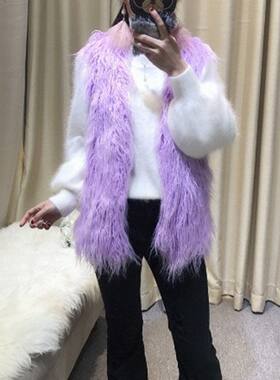 显瘦秋冬马外套春季滩羊夹中长款