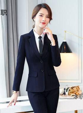秋季销售职业装【实体工作服套裙