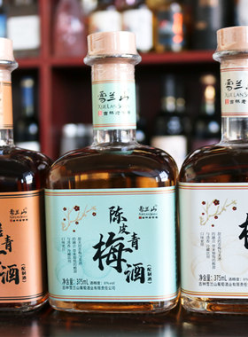 雪兰山梅酒陈皮黑糖青梅375ml
