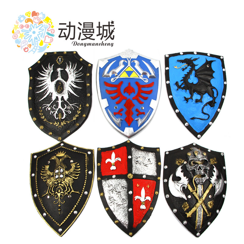 儿童玩具影视动漫美国队长魔兽世界酒吧装饰儿童节道具pu仿真盾牌