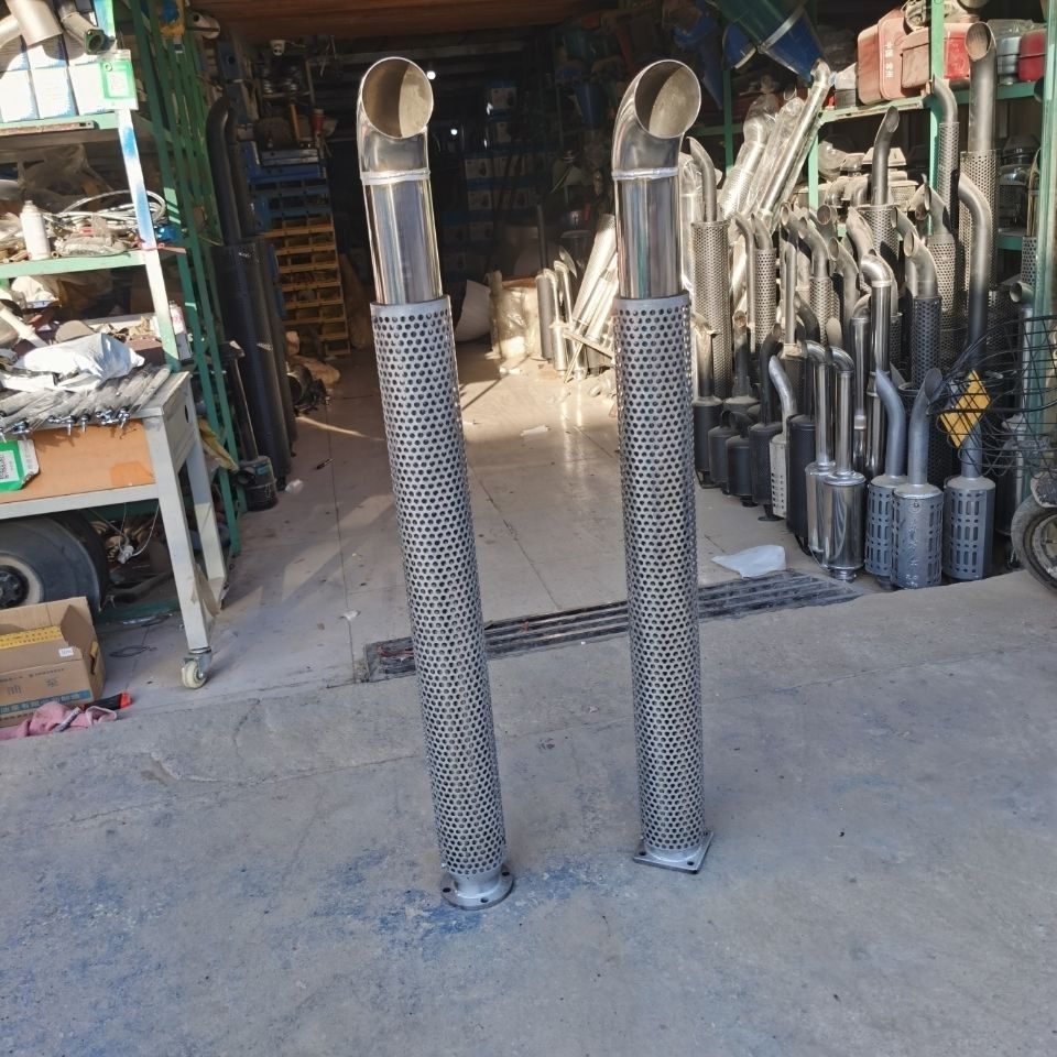 不锈钢雷沃玉柴东风东方红1204/1304//2204拖拉机消声器烟筒排气