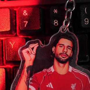 利物浦球迷纪念品之索博响指 伊萨克手枪庆祝 范迪克小时候