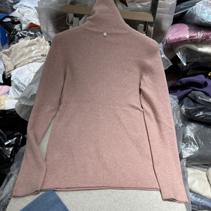 欧洲站2024秋冬堆堆高领纯色简约百搭修身显瘦针织打底衫女毛衣潮