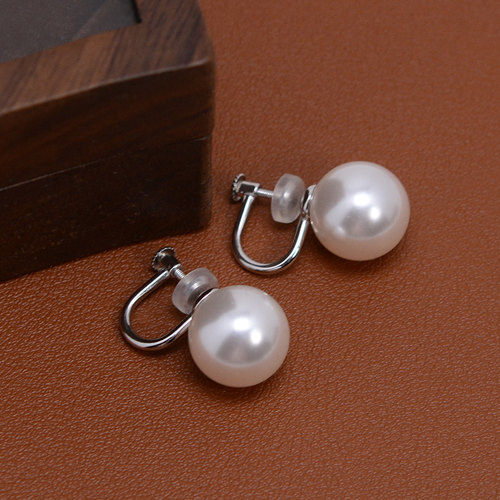 轻奢气质施家小灯泡珍珠耳夹
