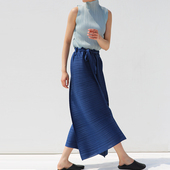 ORSO打底内搭高领女t恤无袖 褶皱高级独特修身 夏日慵懒风小众设计