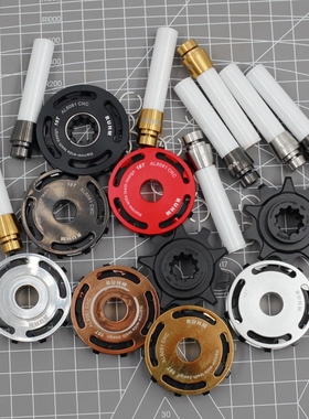 RUHM小布七速变速器钛合金陶瓷杆变速杆张链器导轮10T正负齿导轮