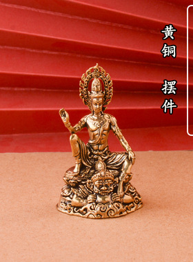 泰国黄铜泽度金佛模型桌面摆件