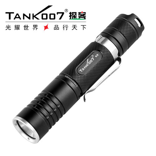 TANK 007探客K9户外照明强光小手电筒200米远射充电耐摔家用