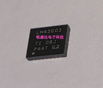 LM43603DSUR、LM43603 开关稳压器 SON-16封装实物拍摄