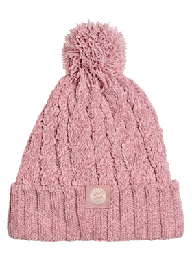 进口拜仁帽子女士粉色秋冬百搭绒球官方正品31189品德居特价现货