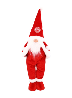 进口拜仁周边布绒玩具红白色小精灵70cm官方正品54103品德居