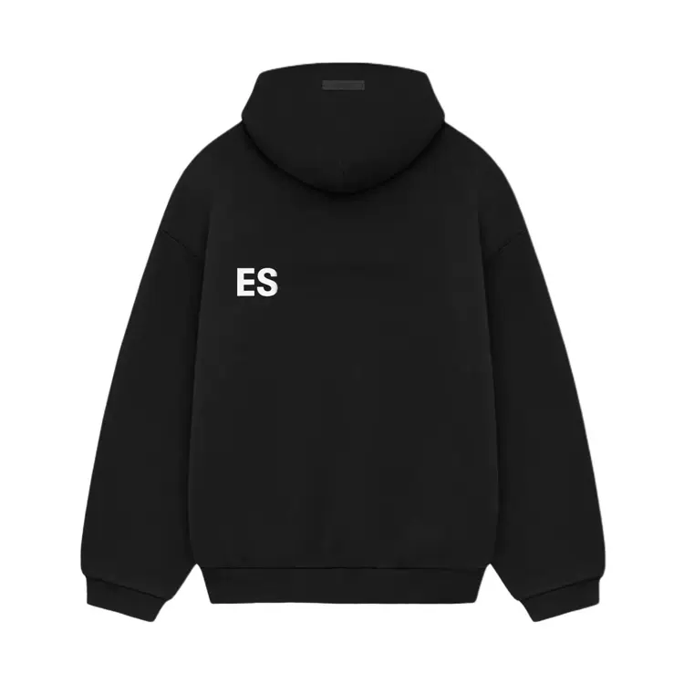 Ess FALL24 HOLIDAY系列 Fleece Hoodie 连帽简约硅胶字母舒适加绒字母卫衣 颜色:深雾灰 浅雾灰 陨石黑 漠金棕 尺码:S-XL DJ55
