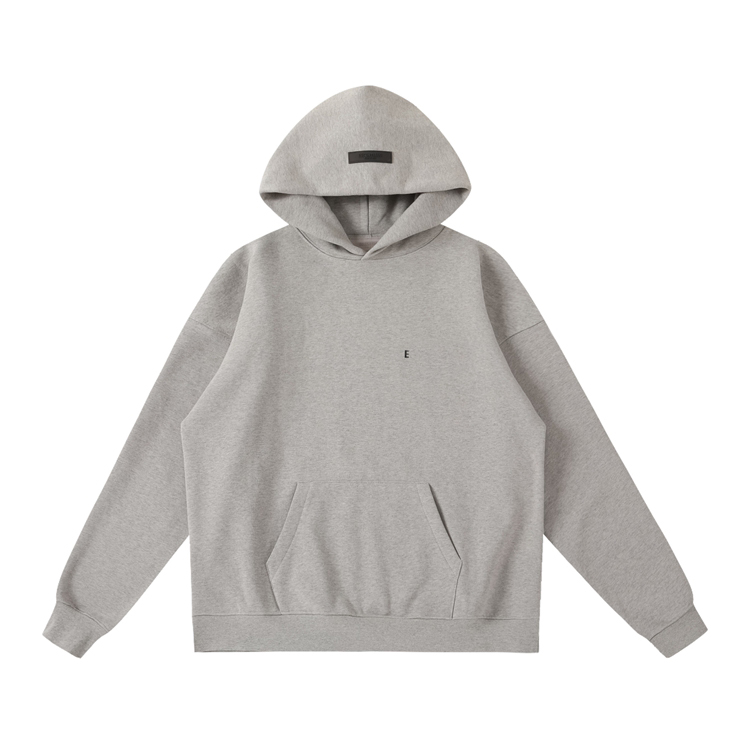 thumbnail for Front and rear flocked print hooded sweatshirt