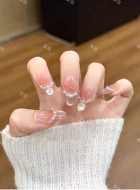 【暮色星轨】纯手工定制美甲拆卸穿戴甲A5275