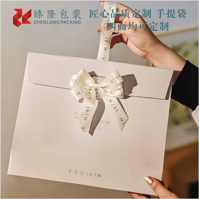 轻奢高级感纸袋手提袋定制LOGO图片