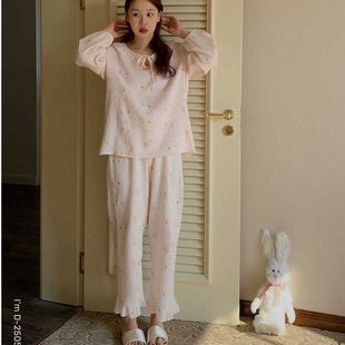 2505女家居服套装 杜小宅萌趣小动物 棉纱美宅衣D