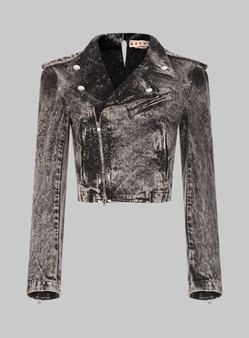 【折扣正品】MARNI女款朋克摇滚风牛仔外套