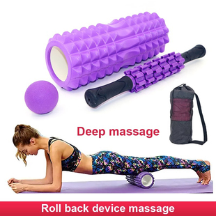 33/45cm Yoga column block pilates foam roller trigger point