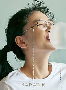 眼镜链挂脖女男蔡徐坤同款明星韩国街舞墨镜潮人眼镜挂链防掉防丢