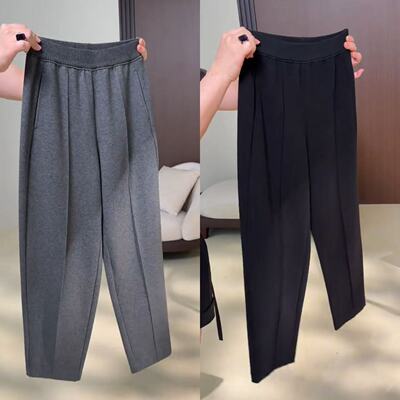 高腰百搭宽松显瘦哈伦裤