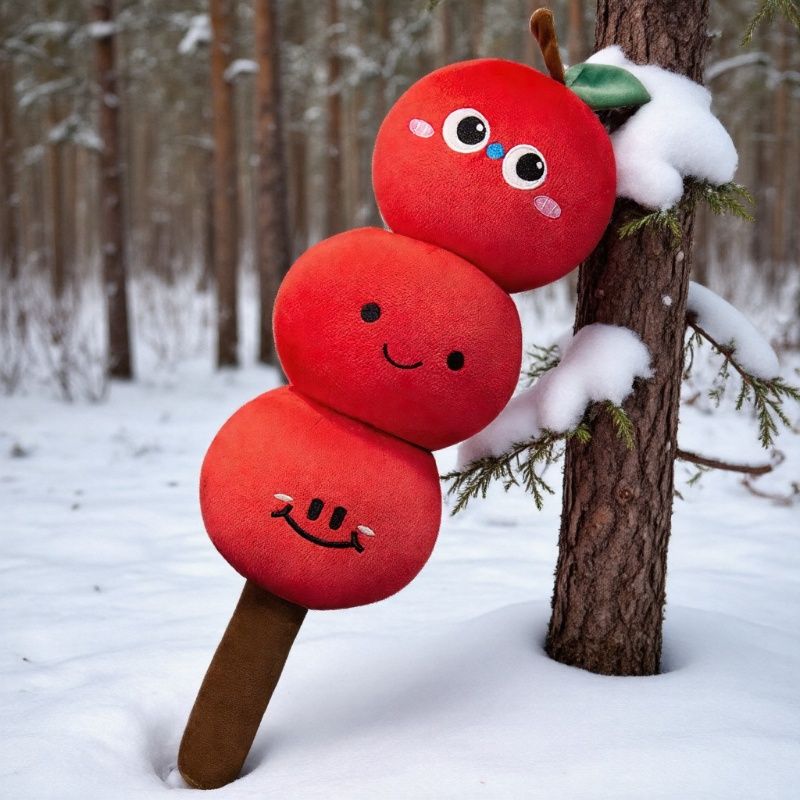 卡通冰糖葫芦长抱枕毛绒玩具创意小吃玩偶布娃娃生日礼物男生女生