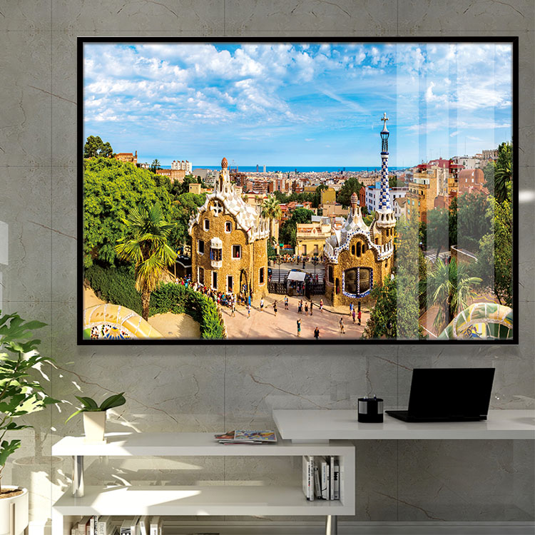 西班牙贵宾室晶瓷画