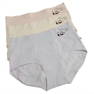 小平角短裤 女抑菌透气舒适大码 女士纯棉高腰收腹内裤 俏姑娘新款