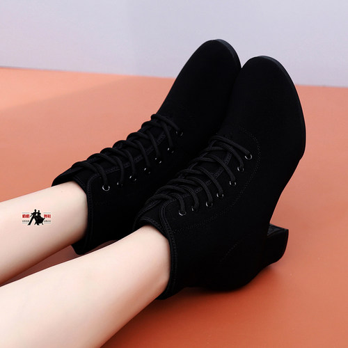 成年女士高帮交谊舞靴子