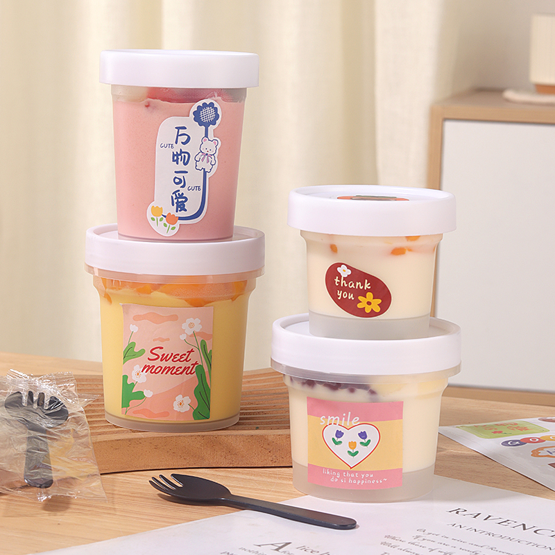 100ml干噎酸奶杯冰淇淋打包罐子