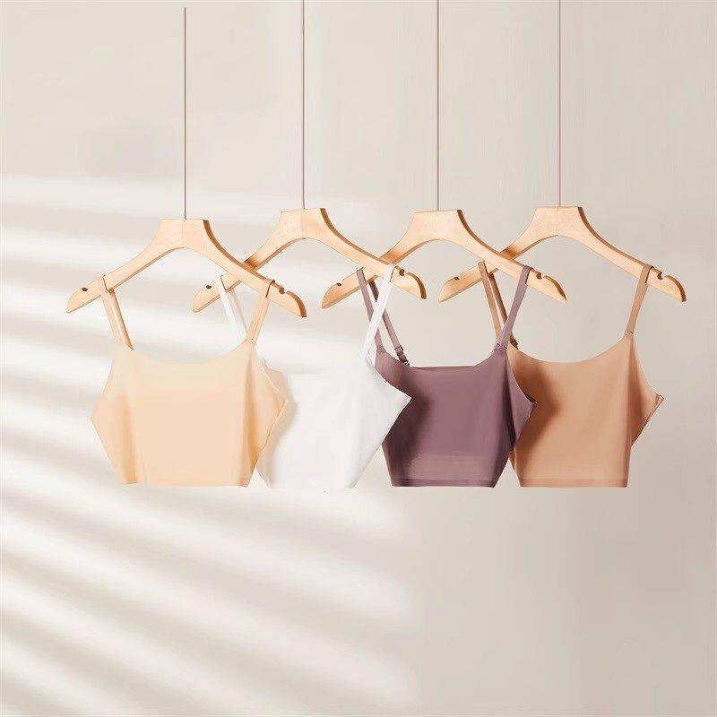无痕抹胸上衣内搭裹胸2026女夏季防走光薄款打底吊带冰丝短款背心