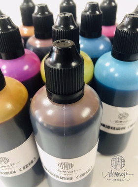 皮革染色专用酒精环保染料100ML 19色