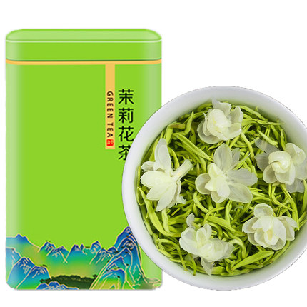 茉莉花茶特级浓香型耐泡茶叶2025新茶横县7窨川派散装茉莉花飘雪