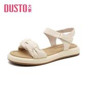 大东凉鞋 24X3635 平底百搭魔术贴配裙魔术贴仙女风凉鞋 24夏季 新款