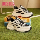 大东时尚老爹鞋23秋季新款休闲风中跟平底运动鞋圆头女鞋23Q1950