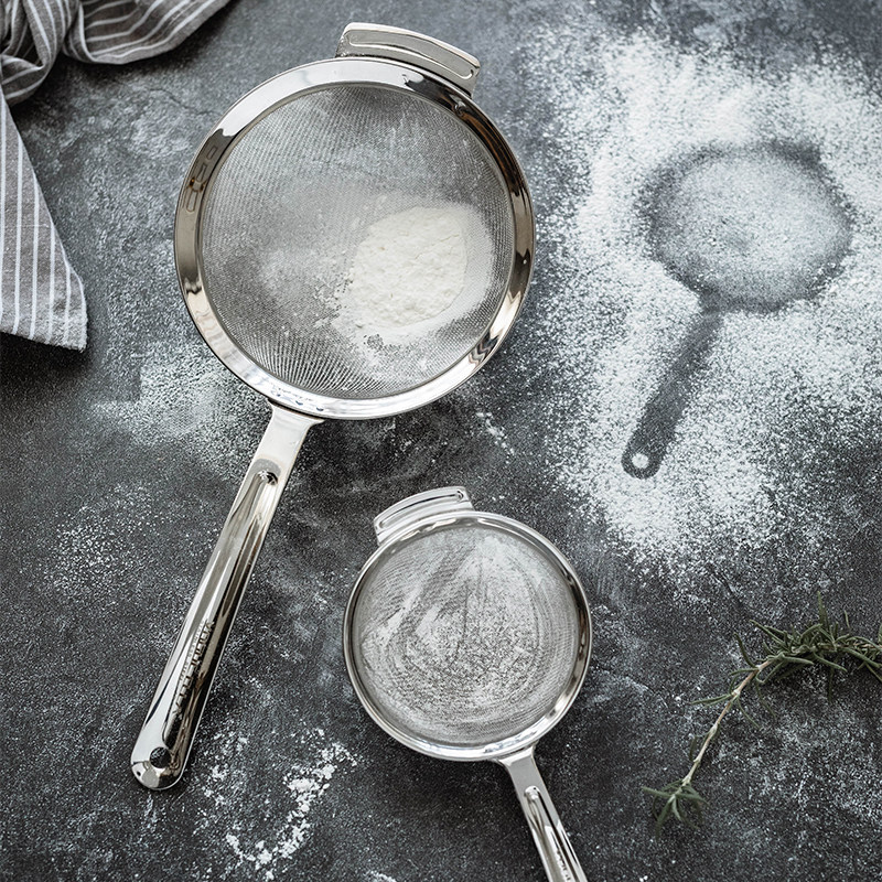 18-10不锈钢过滤网筛手持面粉筛超细漏网糖粉筛粉过筛网烘焙工具,厨房/烹饪用具,面粉筛,淘宝优惠券,粉丝福利购,淘宝优惠卷