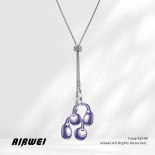 AIRWEI无线蓝牙耳机防丢链防丢绳适用于FreeClip耳夹式 防掉神器