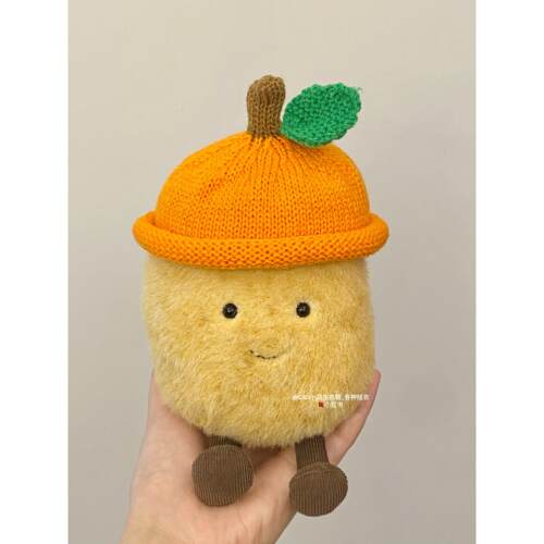 jellycat新品土豆娃衣可爱橘子帽子18cm23cm企鹅可穿手工钩织