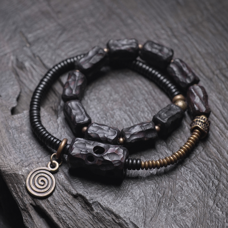 非鱼之家原创百搭可把玩木珠手串