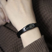 个性 饰品手环手镯 复古潮流手链男女款 设计时尚 原创手工皮绳手带