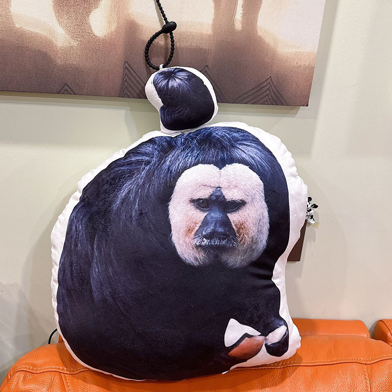 红山动物园杜杜玩偶挂件比耶猴子表情包头像周边抱枕定制钥匙扣