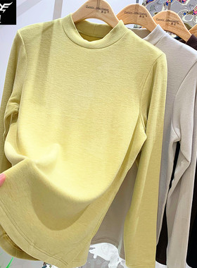 犇业秋冬新款羊绒蚕丝保暖衣套装女单层加绒秋衣秋裤E314A E314B