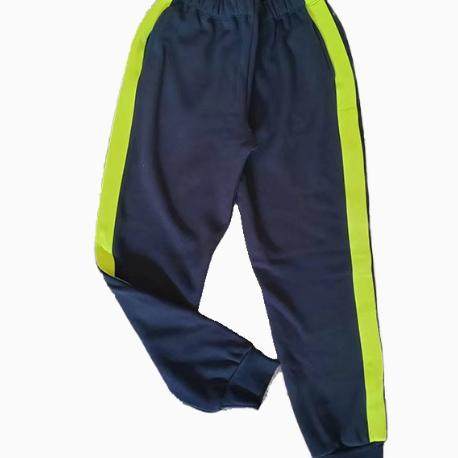 定做纯棉藏青色校服裤子紧口拼荧光黄宽条加绒加厚宽松休闲长裤,童装/婴儿装/亲子装,校服/园服,淘宝优惠券,粉丝福利购,淘宝优惠卷