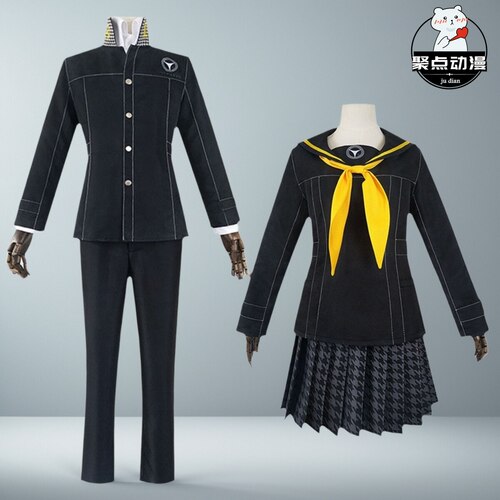 女神异闻录P4八十神高校服鸣上悠cos服久慈川理世cosplay服装