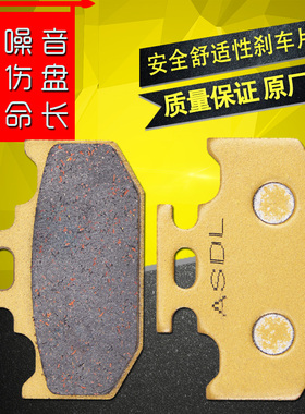 适用铃木RMX250大眼DR250 350 650摩托车刹车片碟刹后刹车皮配件