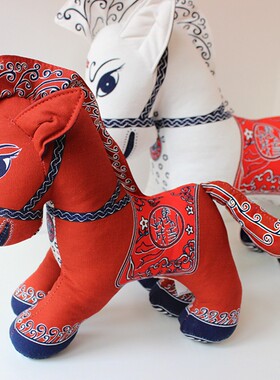 马布偶摆件布艺生肖吉祥物礼品