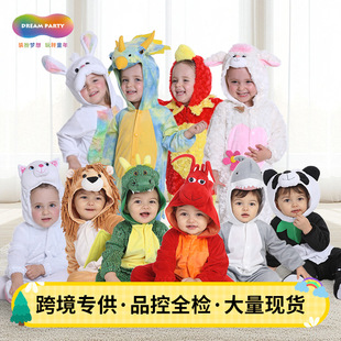 儿童法兰绒睡衣连体男女童婴儿秋冬宝宝动物珊瑚绒睡袋小恐龙保暖