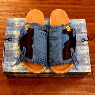 马毛拼接时尚 visvim uncle gui26ss新款 百搭流苏麂皮网红情侣潮鞋