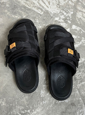 visvim uncle gui CHRISTO 24ss 夏季新款面包时尚百搭厚底拖鞋潮